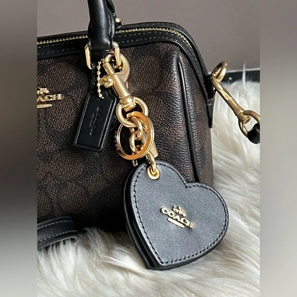 💰SOLD - CCL59 - Coach Mini Rowan Crossbody Bag in Signature Canvas Gift Set - Picture 4 of 14